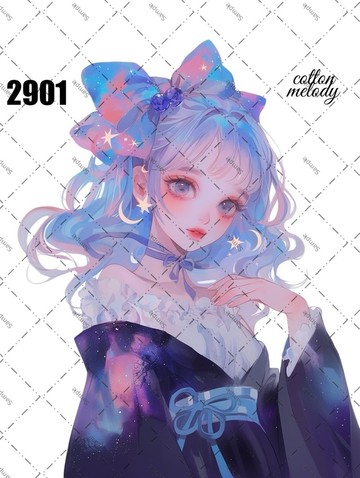 original sticker no.2901 人物貼紙 原創貼紙 原創人物貼紙 裝飾貼紙 cotton melody