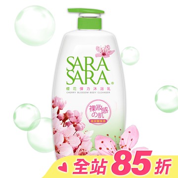 莎啦莎啦-櫻花彈力沐浴乳1000g