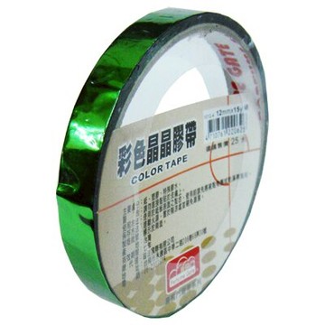 【文具通】文具通 1/2 晶晶膠帶[綠] E1030115【APP滿額下單10%點數(單一帳號最高5000點)】1/31止