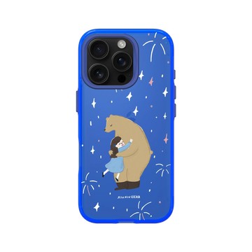iPhone 16 Pro Clear 激光藍 - 咻咻熊 XiuXiubear - 星塵