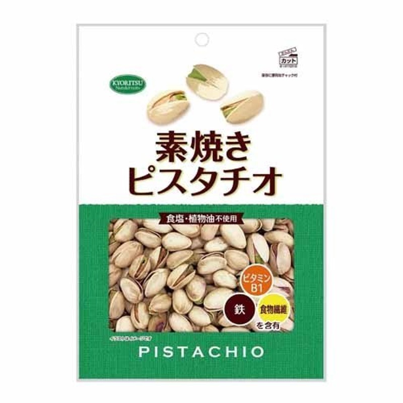 180g　LINEショッピング　共立食品　素焼きピスタチオ徳用