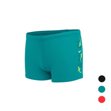NIKE SWIM LOGO 男孩四角泳褲 合身款 游泳玩水首選 泳裝 兒童泳褲 抗氯  NESSB852
