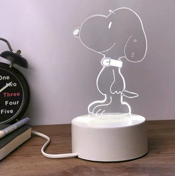 預購【遊戲家】手作原創史努比3D立體小夜燈 (不挑款出貨)