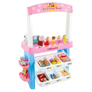 海山媽咪 兒童仿真雪糕冰淇淋玩具組  56 x 34 x86cm  粉色  1組