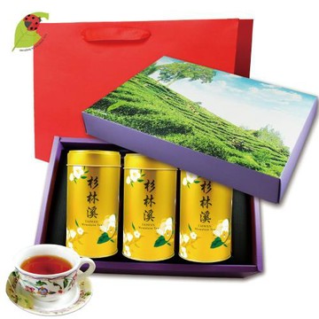 【鑫龍源有機茶】有機紅茶茶葉禮盒3罐組(20g/包-共60g/附提袋/高山茶/可茶几冷泡茶)