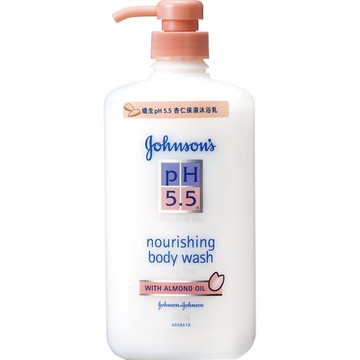 嬌生pH5.5 杏仁保濕沐浴乳750ml