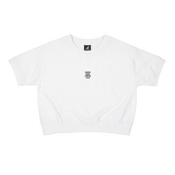 KANGOL 短袖T恤 超涼感上衣 白色 女款 65221012 00 noZ05