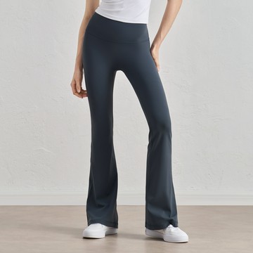 萊卡高腰收腹無尷尬線喇叭瑜珈/運動/機能褲