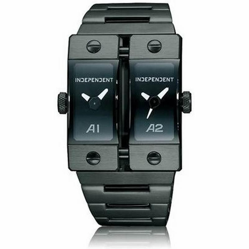 Citizenシチズンindependentインディペンデントitj21 5234デュアルウォッチブラックメタルバンド男性用腕時計 通販 Lineポイント最大0 5 Get Lineショッピング