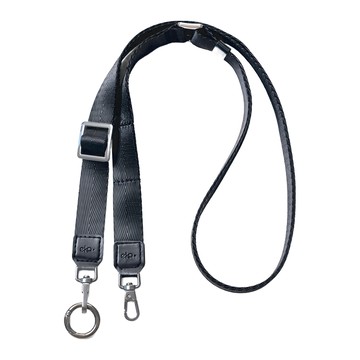 ekax 多用途可調節背帶 聚酯纖維仿皮革五金 70公分  光澤黑  1條