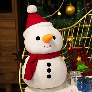 【臺灣出貨】聖誕節系列玩偶雪毛絨公仔ins可愛聖誕老人公仔禮品女生節日禮物