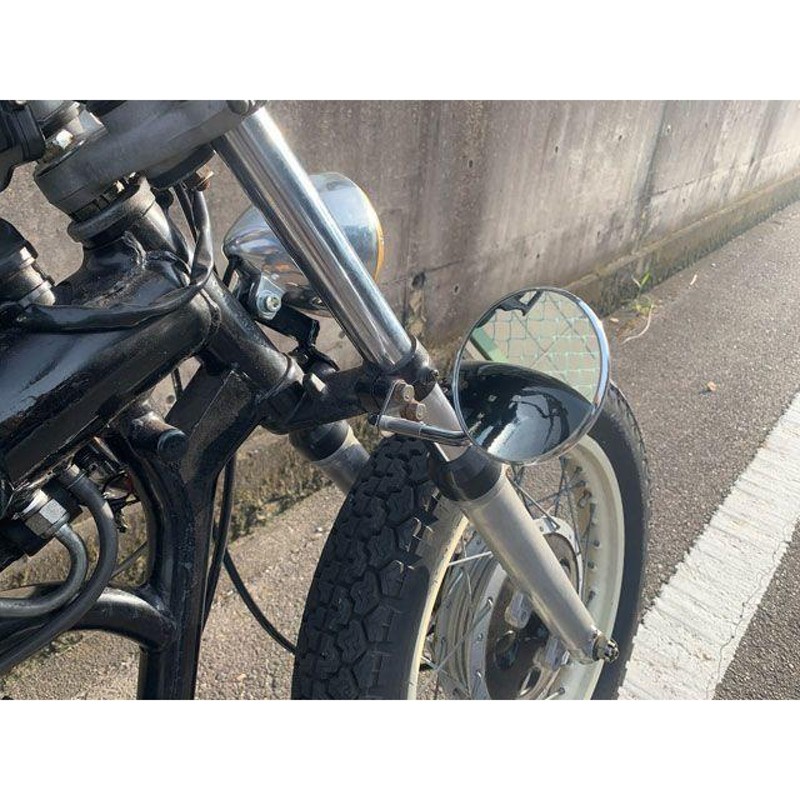 正規品／部品屋K&W SR400 SR500 フォーククランプミラーステー 内容