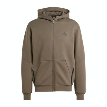 Adidas D4T FULL ZIP H IY1133 男 連帽 外套 運動 訓練 休閒 舒適 吸濕排汗 棕綠