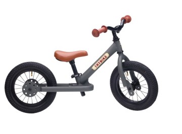 Trybike - 兩輪平衡車/滑步車 - 霧面灰