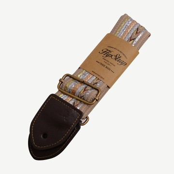 HipStrap 吉他背帶 New Old Stock 亮片米色【黃石樂器】