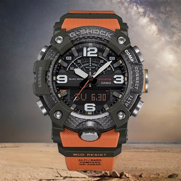 CASIO 卡西歐 G-SHOCK Master of G 越野冒險多功能藍牙手錶 GG-B100X-1A9