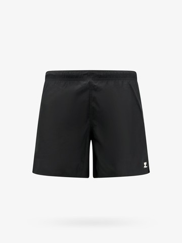 Nylon swim trunk with embroidered logo patch - COURREGES - gender_Man