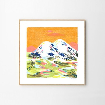 【藝術掛畫】Nina Dissing |  Orange Mountain