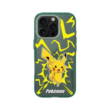 iPhone 16 Pro Clear 憂墨綠 - 寶可夢 Pokemon - 戰鬥系列-皮卡丘