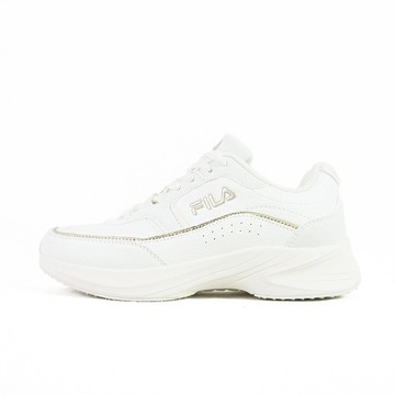 Kixpress-Fila Scales 女 運動休閒鞋 復古 舒適 穿搭 白 金 [5-J328Z-118]