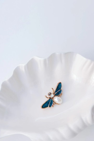 COR-DATE / 深缥色蜜蜂戒指