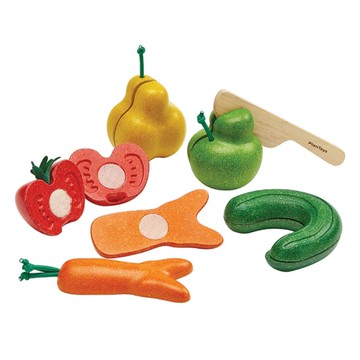 PlanToys 小主廚-醜蔬果切切樂