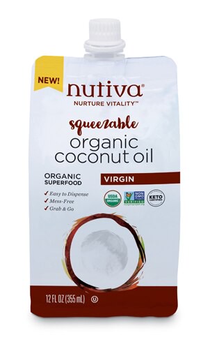Nutiva Organic Coconut Oil Virgin 12 fl oz