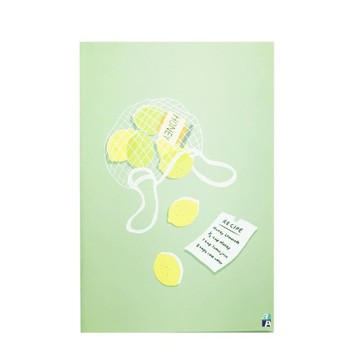 Double A B5/18K膠裝筆記本(Honey Lemonade／空白內頁)