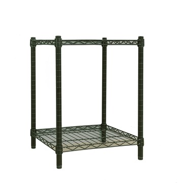 【dayneeds】輕型45x45x60公分二層烤黑波浪架