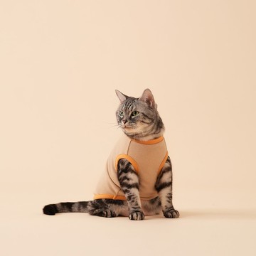 【tails&me 尾巴與我】經典寵物衣EH-寵物花紗無袖背心