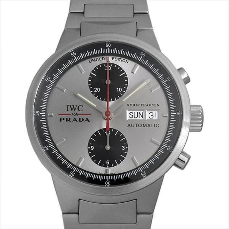 IWC GSTクロノグラフ プラダ 世界限定2000本 IW370802 中古 メンズ 腕時計 | LINEショッピング