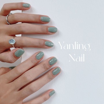 ❰現貨❱ 燕翎 盈清透甲油膠果凍冰透色美甲盈02裸色半透薄荷藍綠寶藍色 美甲