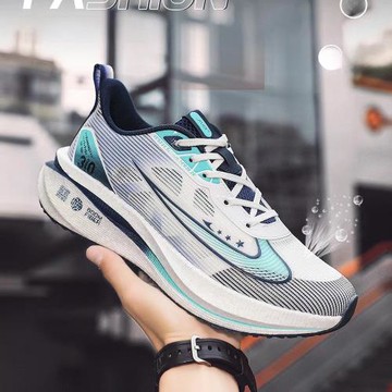 金耐步運動鞋男碳板跑鞋夏季新款網面透氣青少年競速減震回彈女鞋