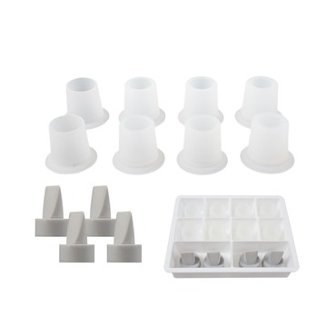 輕鬆媽媽哺餵乳頭保護套組(含17 / 19 / 21 / 24mm 4種尺寸)