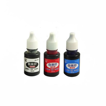 【MBS 萬事捷】自來印補充墨水 10ml  藍、紅、黑 / 瓶 INK008  -  多款可選