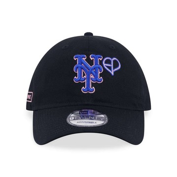 NEW ERA 男女 9TWENTY NE x BLACKPINK X MLB 紐約大都會 黑 NE14958066