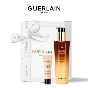 下單贈小金瓶【Guerlain】嬌蘭皇家蜂王乳抗熱强化護髮精華(免冲洗)｜獻給你蜂盈秀髮🐝｜父親節禮物