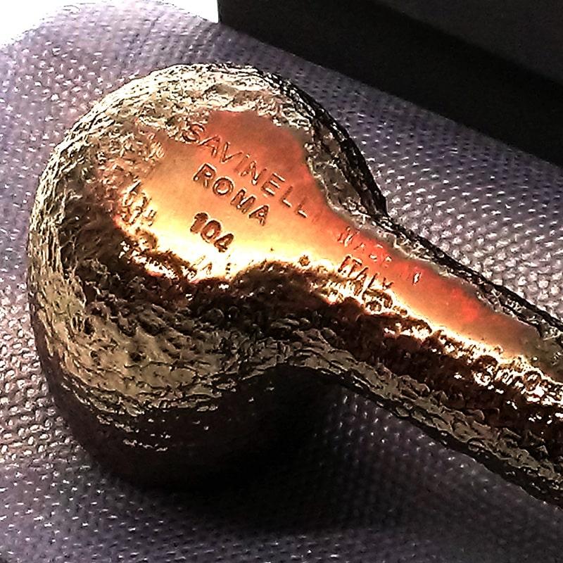 パイプ サビネリ ローマ 104 SAVINELLI 喫煙具 イタリア製 ストレートシャンク おしゃれ タバコ パイプ本体 高品質 メンズ 渋い 茶