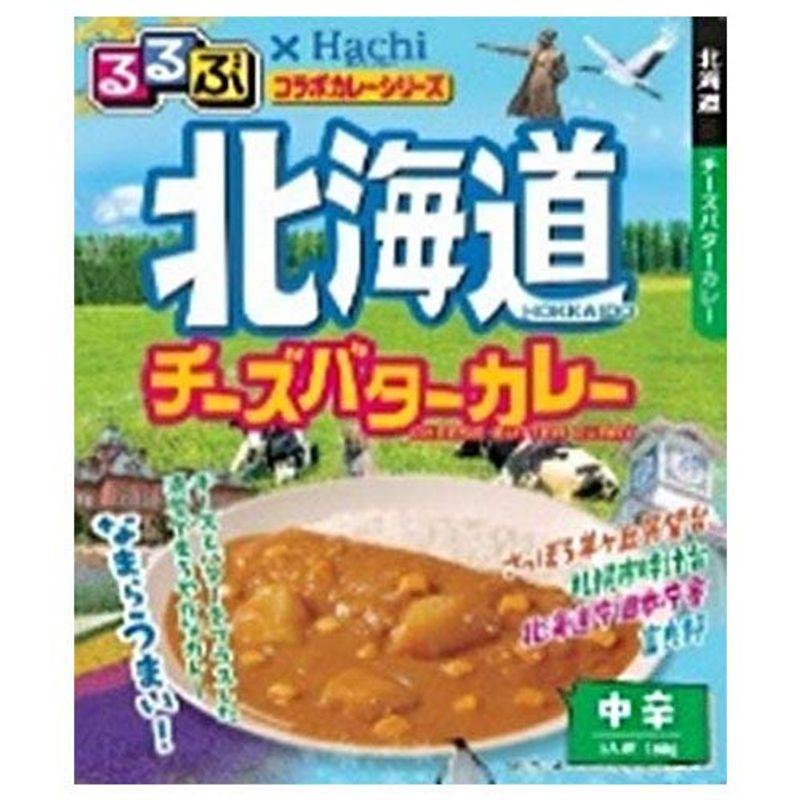 ハチ食品 るるぶ×Hachiコラボシリーズ 北海道チーズバターカレー 中辛 180g×20個入×(2ケース)