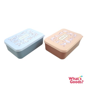 插畫貓咪長形便當盒(550ml)