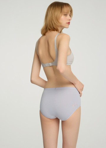 Moonlit Swan．高腰三角內褲(水仙藍-大蝴蝶結)