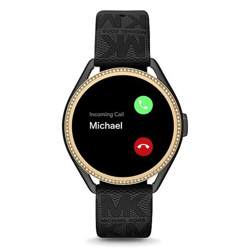 マイケルコース 時計 MICHAEL KORS ラバー アルミニウム アクセス ジェン 5E MKGO ロゴ タッチスクリーン スマート ウォッチ  腕時計 ブラック MKT5118V | LINEショッピング