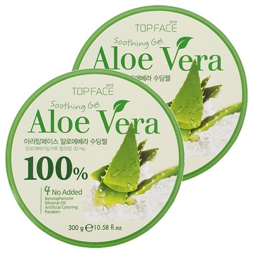 TOPFACE 蘆薈舒緩凝膠 300g  2罐