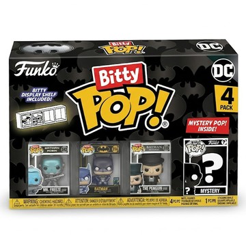 Funko Bitty POP 蝙蝠俠85周年 急凍人 4個  1組