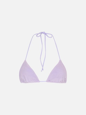 MC2 Saint Barth Woman Lilac Terry Triangle Top Swimsuit Leah