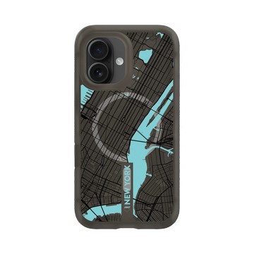 iPhone 16 AirX 本質黑 - JOCR - New York (Black Logo)