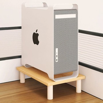 免運 增高底座 電腦主機托架底座增高實木架子臺式機主機拖托盤置物機箱抬高墊高 快速出貨