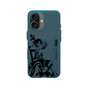 iPhone 17 Clear (相機按鈕) 夜幕藍 - 航海王 One Piece - 復刻系列-艾斯
