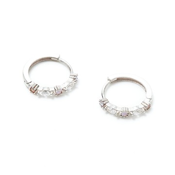 [韓國] [純銀] 卡羅琳公主耳環 / 2色 / Princess Caroline Earring