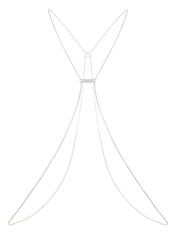 Kiki de Montparnasse - Je T'aime body chain - women - Sterling Silver - One Size